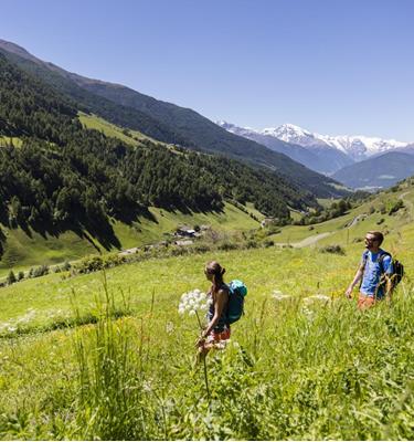 Wandern im Vinschgau in Südtirol