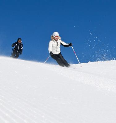 Skifahren am Erlebnisberg Watles im Skihotel Südtirol